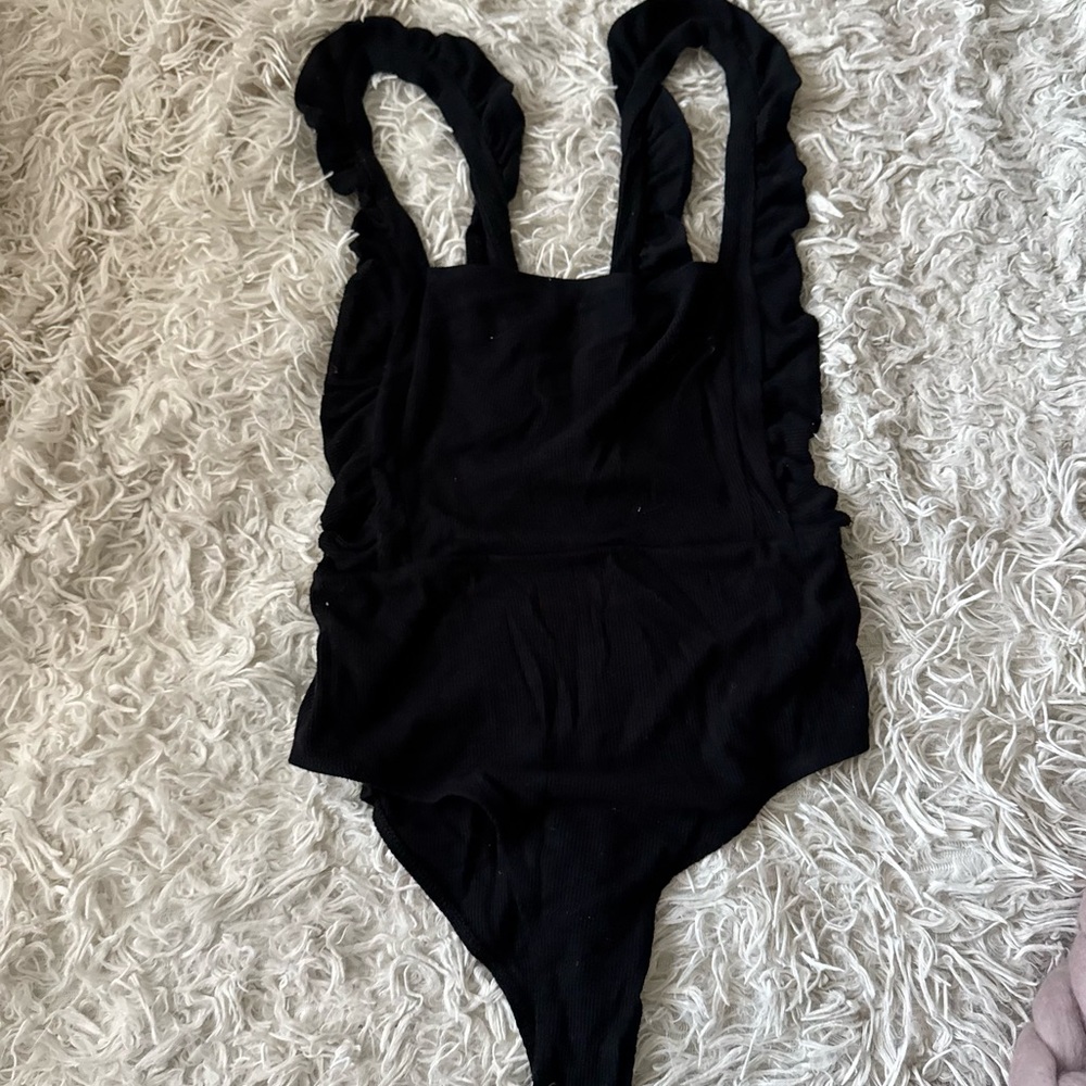 Ruffle Tank Bodysuit